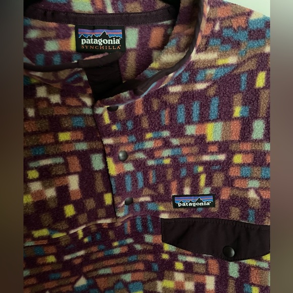 Patagonia Multicolor Men's Synchilla Banger! Rare color pattern fleece - Size XL - Picture 3 of 3